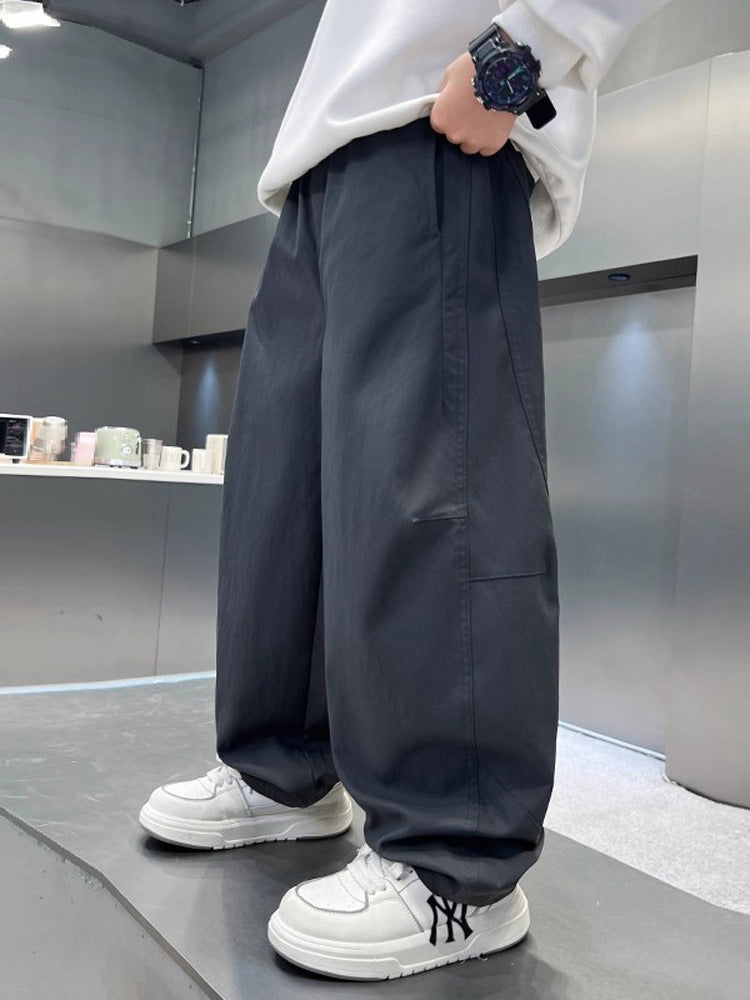 Autumn Casual Older Boy Junior High School Straight Children's Pants