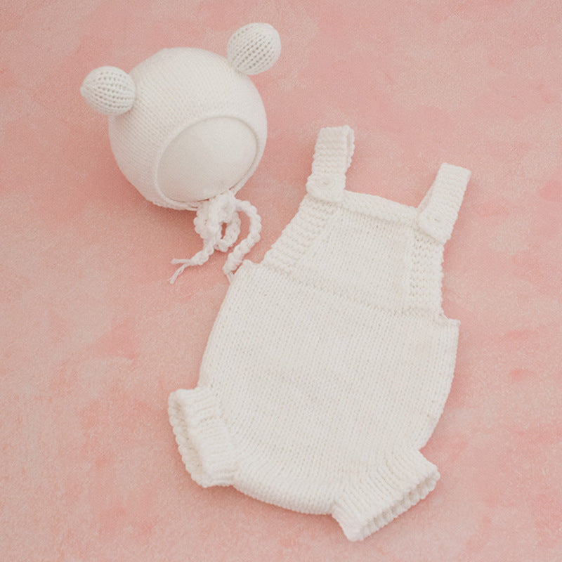 Month Old Days Studio Animal Theme Wool Jumpsuit, Climbing Suit