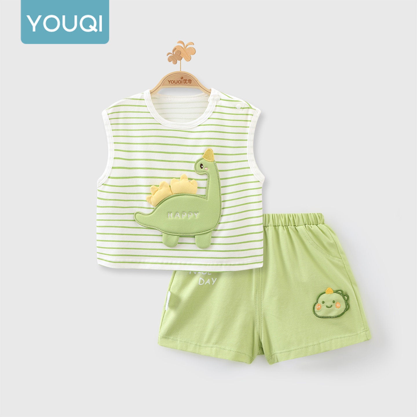 Thin Short Sleeve Summer Going Out Tops Shorts Cool Casual Children's Suit
