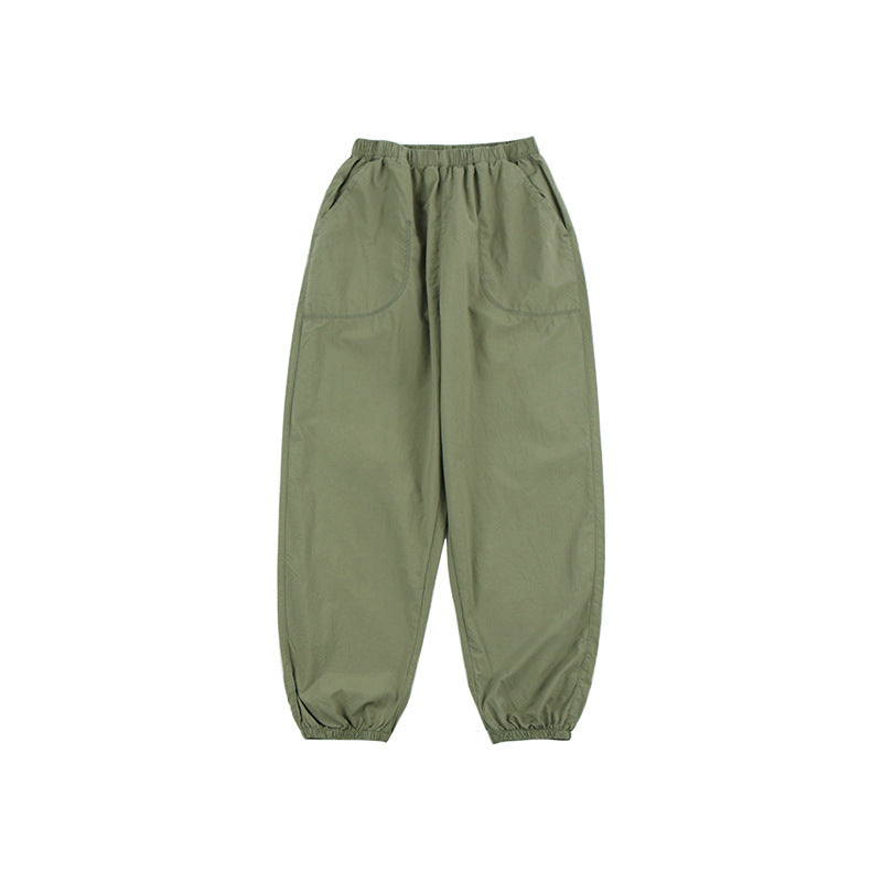 Children's Clothing Summer Casual Cotton Thin Medium Big Children's Pants