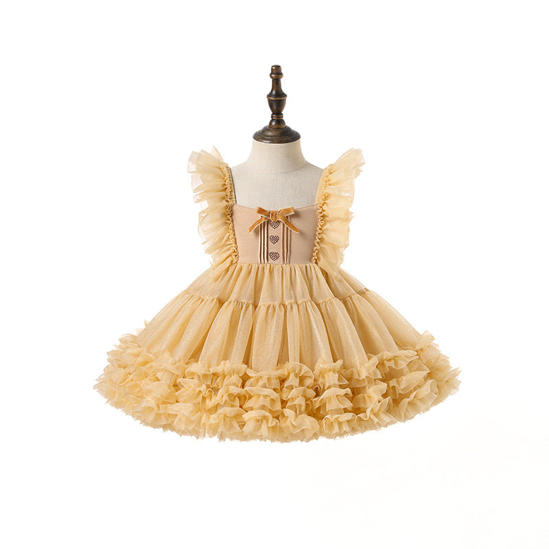 Children's Pop Skirt Lolita Princess Pettiskirt British Children's Dress