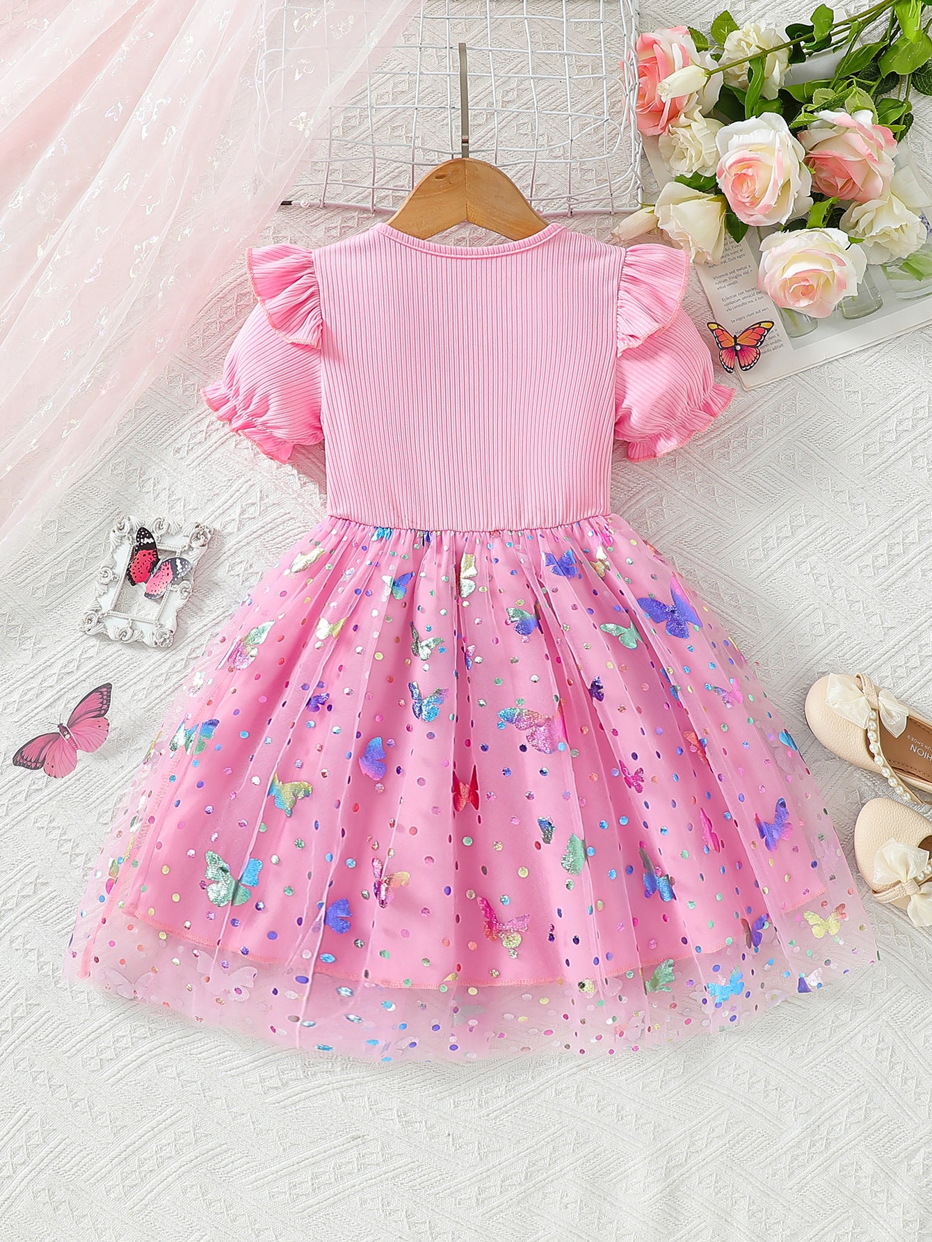 Children's Summer Puffy Skirt Cake Fashionable Princess Children's Dress