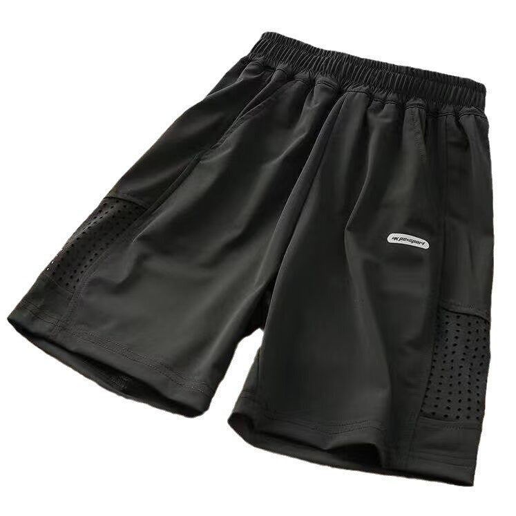 Boys Ice Silk Shorts Korean Style Summer Thin Elastic Capri Children's Pants