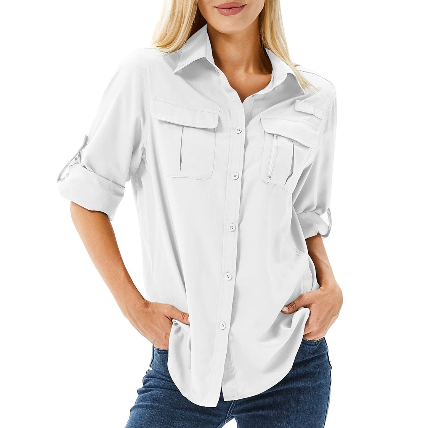 Women's Stretch Shirt Breathable Outdoor Thin Blouse