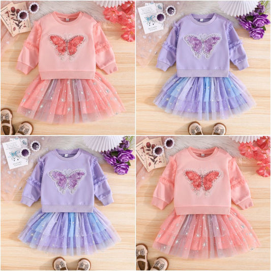 Round Neck Shirt Princess Style Fashion Children's Suit
