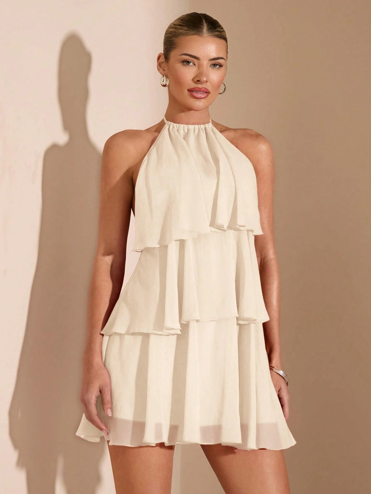Women's Irregular Backless Sexy Dress Solid Color Small Vest/suspenders/tube Top