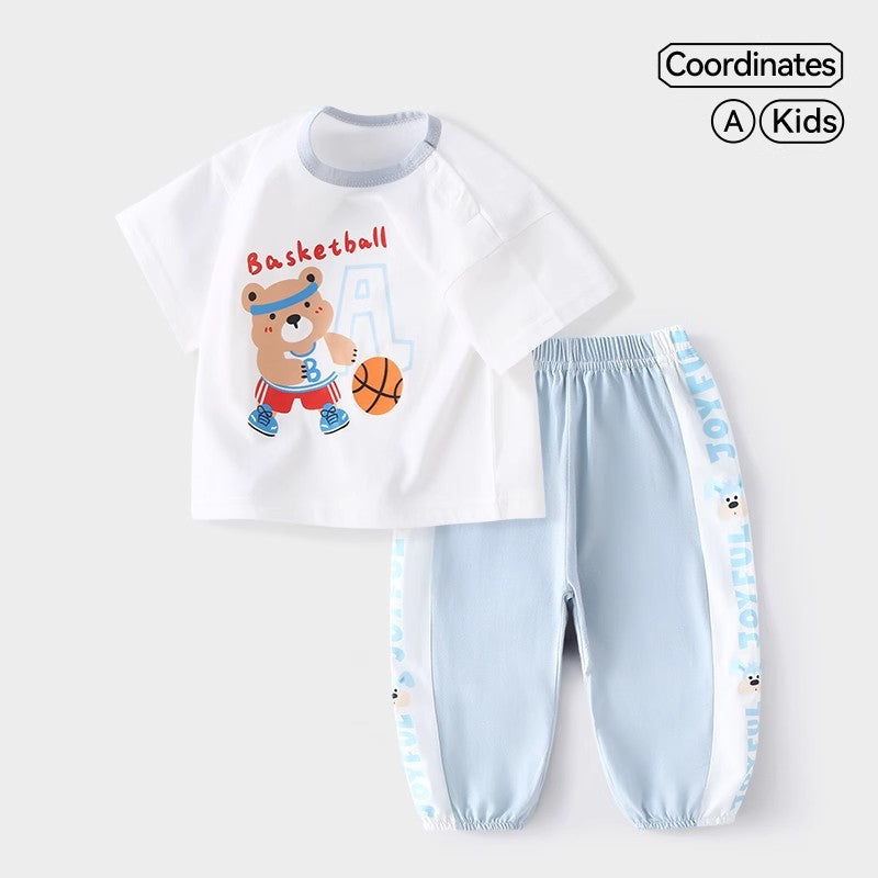 Children's Trousers Summer Thin Clothes Half Clothing Children's Suit