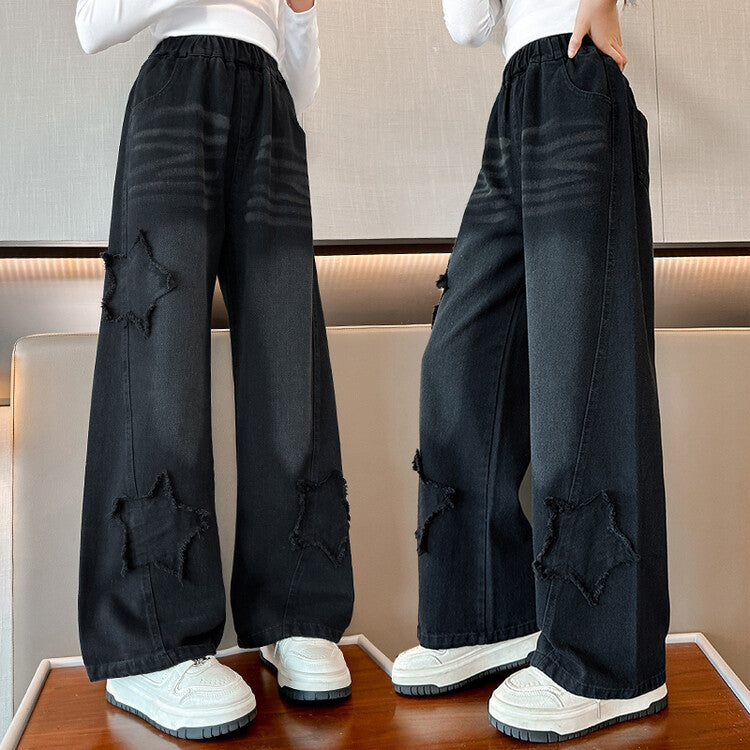 Korean Style Medium Big Fashion Casual Children's Pants