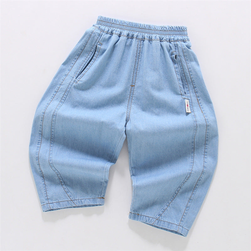 High Quality Loose Soft Jeans Banana Fashionable Children's Pants