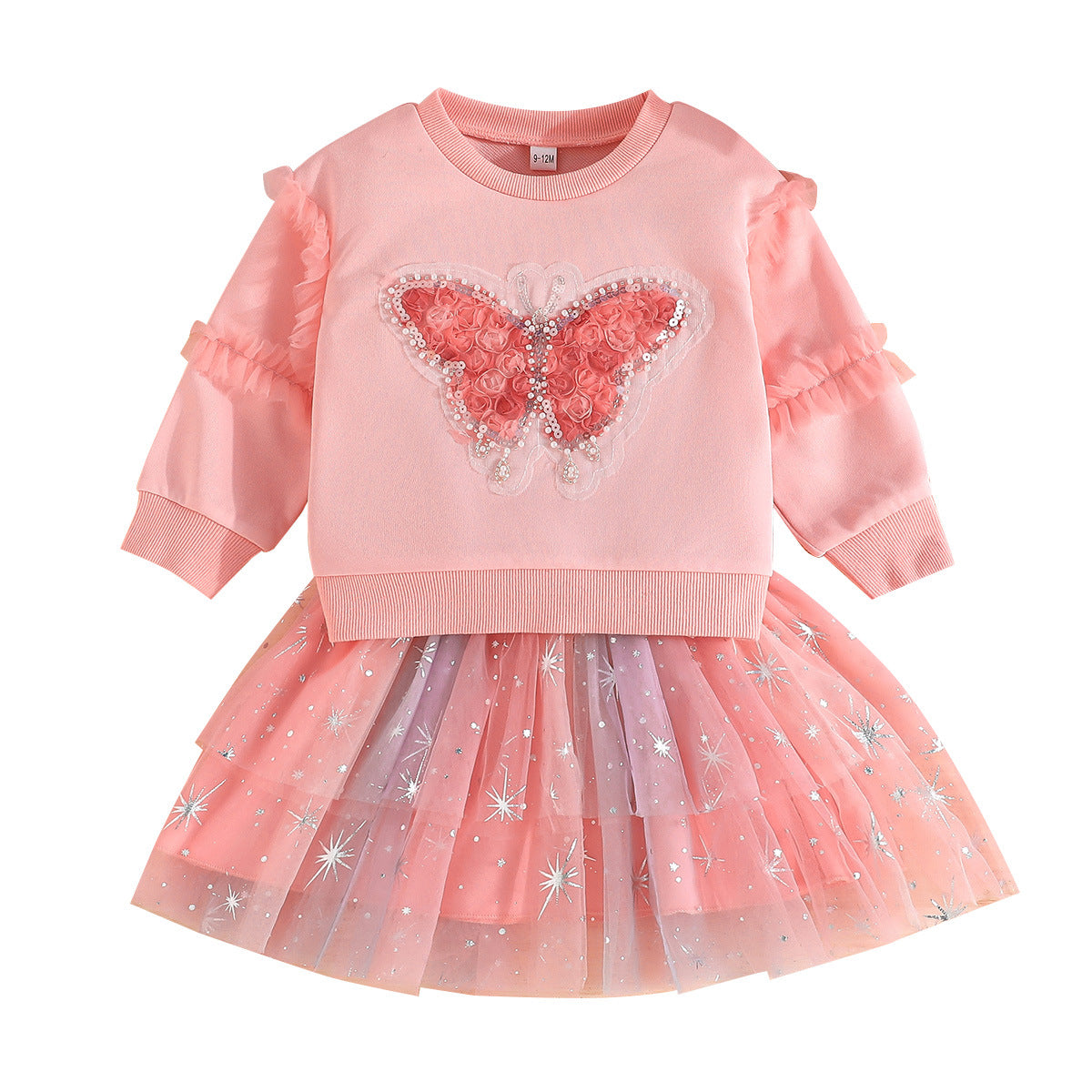 Round Neck Shirt Princess Style Fashion Children's Suit