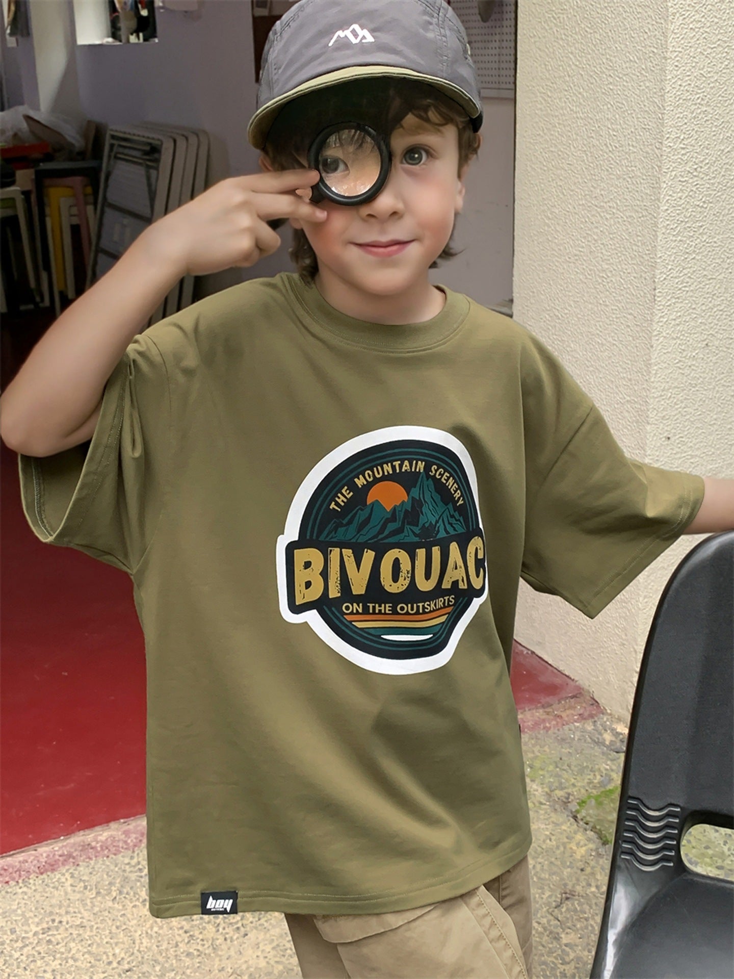 Children's Fashionable Clothing Boy's Summer Short Sleeve Children's T-shirt