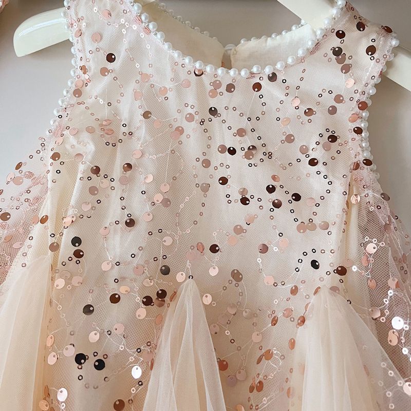 Children's Mesh Skirt Sleeveless Western Style Fashion Vest Children's Dress
