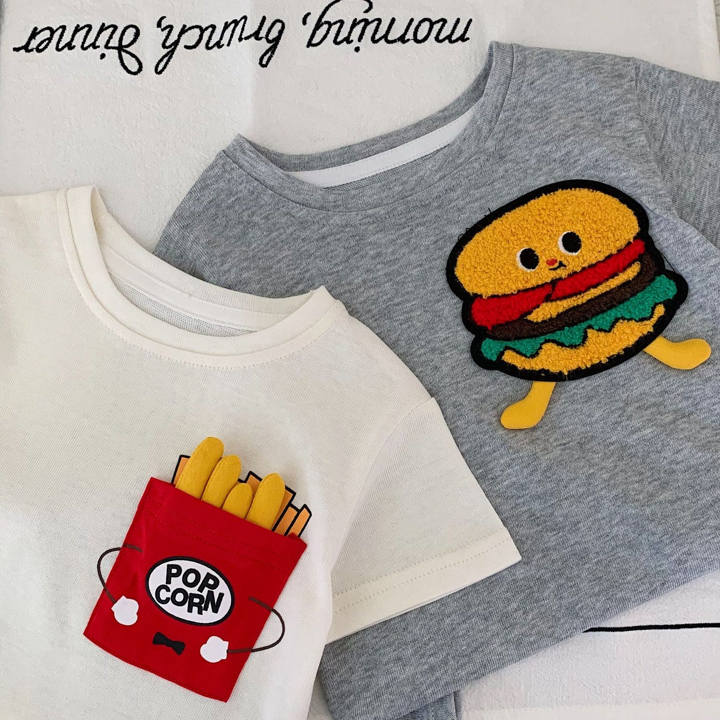 Children's Short-sleeved Summer Boys Cartoon Pullover Versatile Thin Children's T-shirt