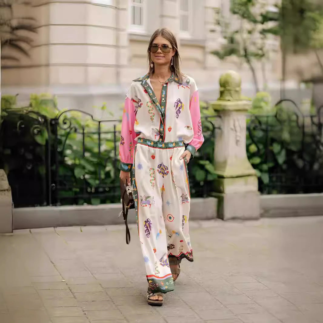 Attractive Classy Classic New Linen Printed Fashion Casual Suit