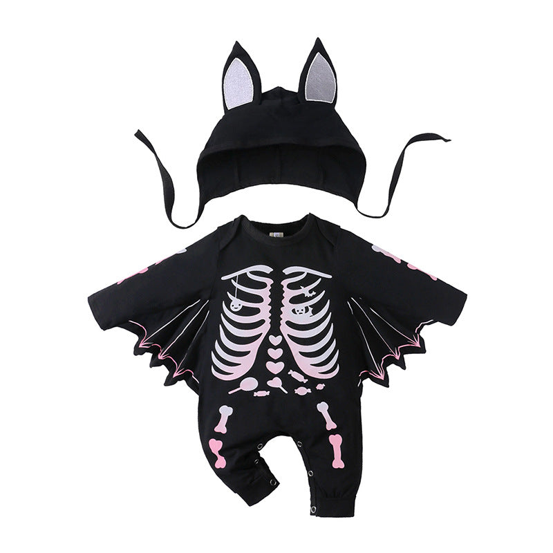 Children's Born Clothes Batwing Sleeve Modeling Romper Jumpsuit Jumpsuit, Climbing Suit