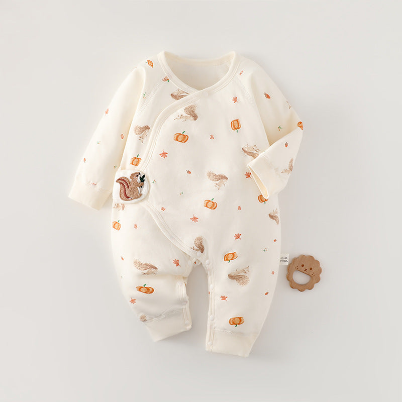 Rompers Quilted Seamless Romper Born Clothes Jumpsuit, Climbing Suit