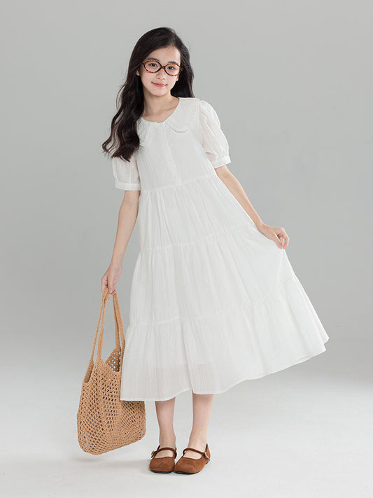 Lace Collar Doll Cake College Small Teen Long Children's Dress