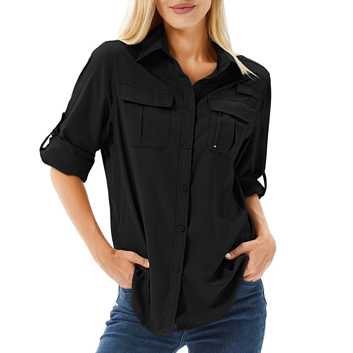 Women's Stretch Shirt Breathable Outdoor Thin Blouse