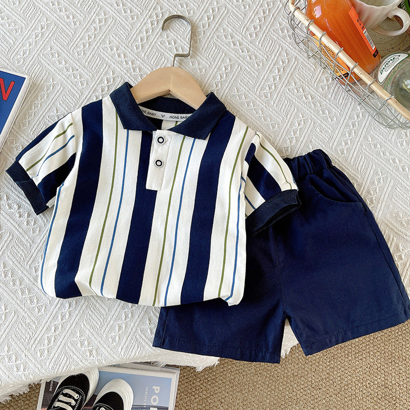 Children's Summer Clothing Handsome Clothes Short Sleeve Children's Suit