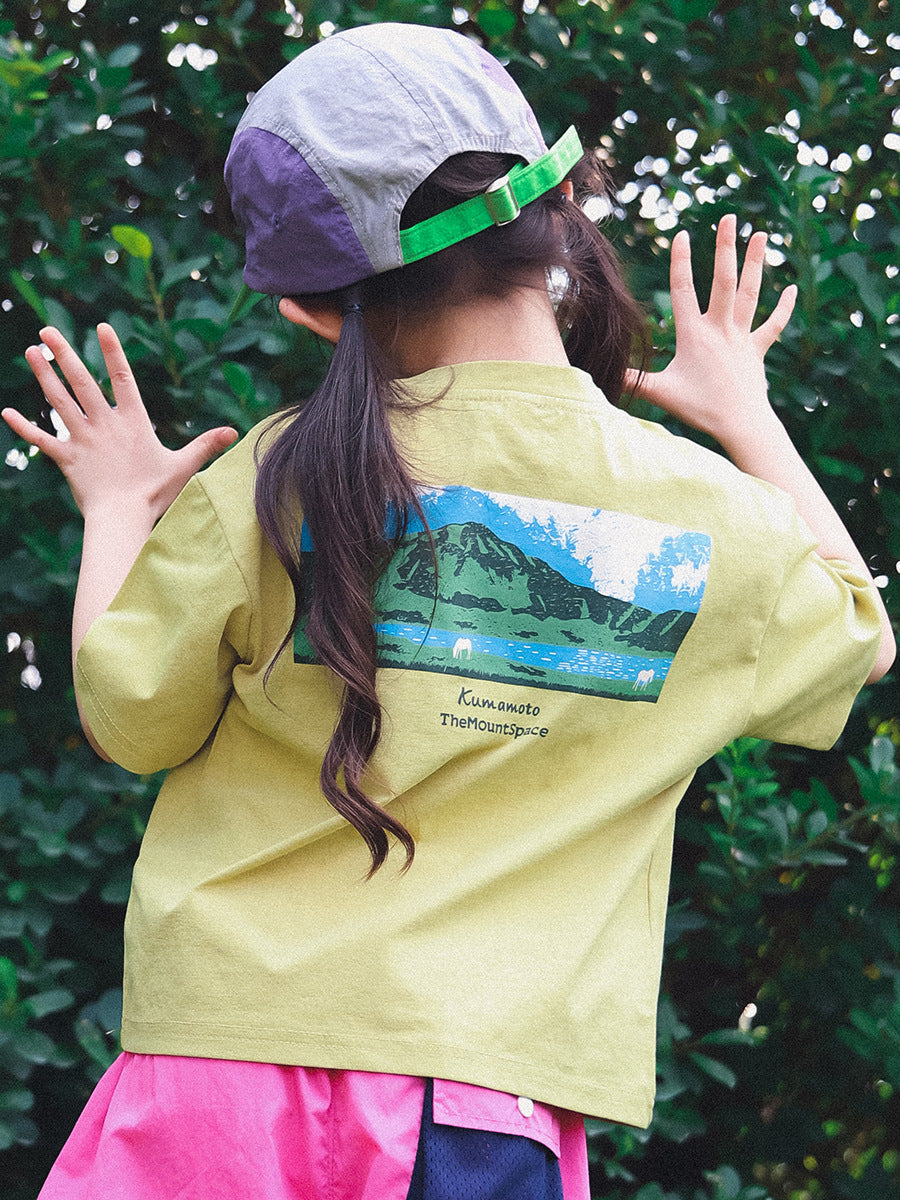 Children's Short-sleeved Summer Moisture Absorption Breathable Round Children's T-shirt