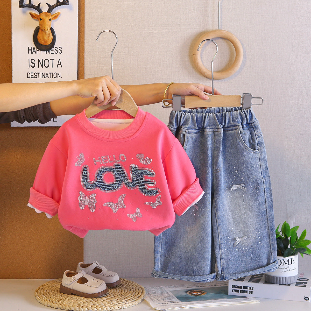 Children's Clothing Outfits Handsome Fashion Spring Clothes Little Sweatshirt Children's Suit