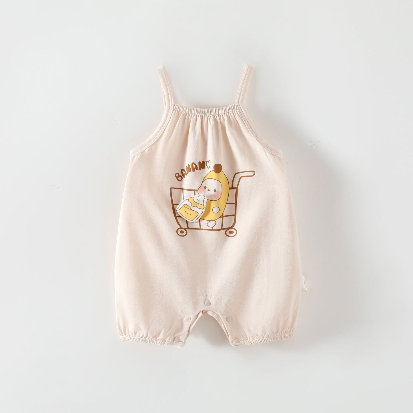 Downstream Summer Clothes Camisole Thin Bodysuit Born Sleeveless Jumpsuit, Climbing Suit