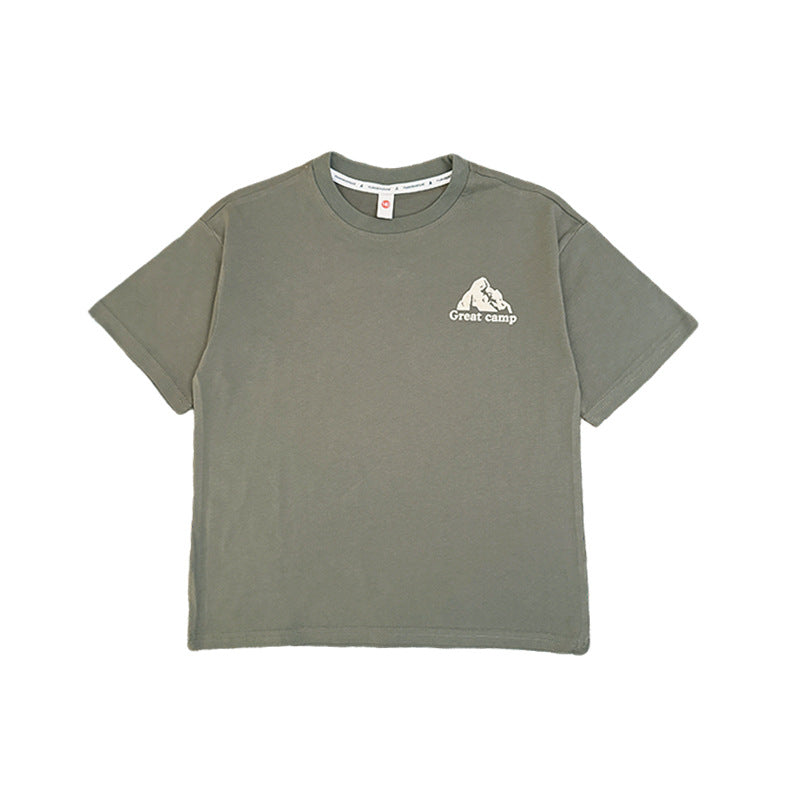 Children's Short-sleeved Summer Mountain Outdoor Clothing Boys Children's T-shirt