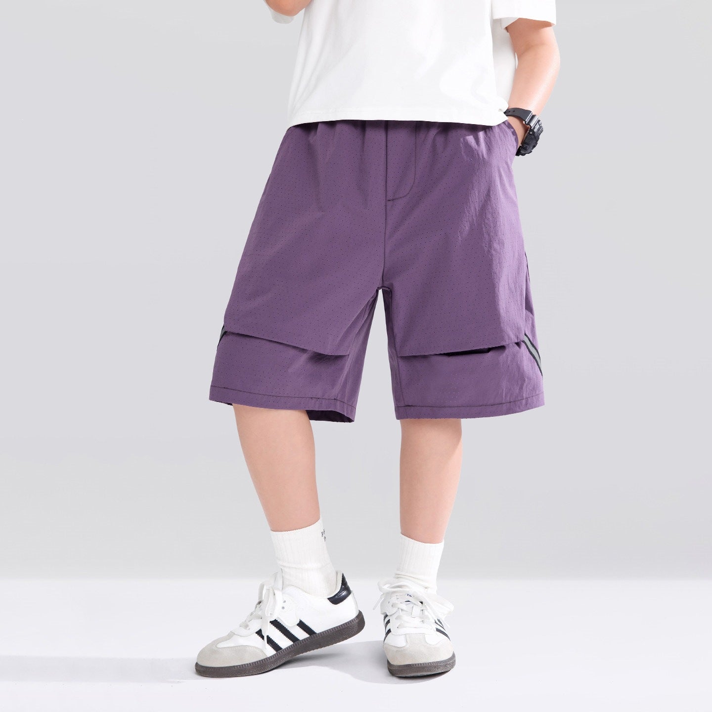 Children's Clothing Shorts Summer Thin Breathable Pirate Middle Big Children's Pants