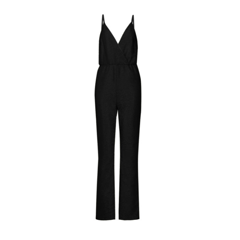 Women's Fashion Wear Sexy Tight Sequined Suspender Slim Fit Casual Pants