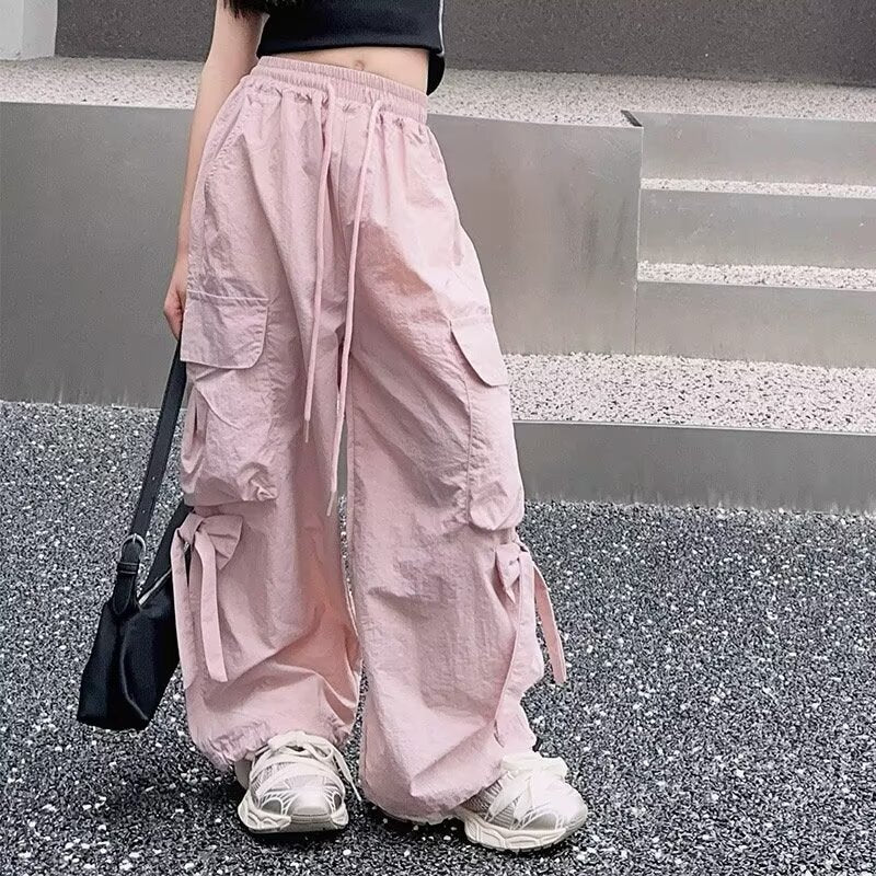 Children's Thin Medium Large Overalls Casual Loose Children's Pants