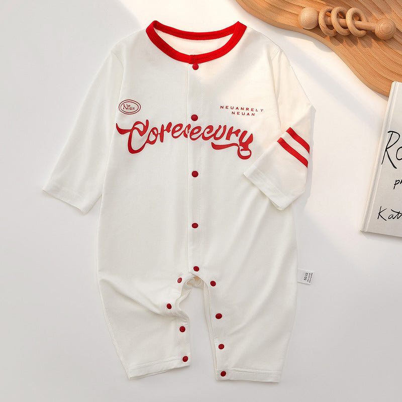Jumpsuit Summer Thin Clothes For Babies Modal Pajamas Jumpsuit, Climbing Suit