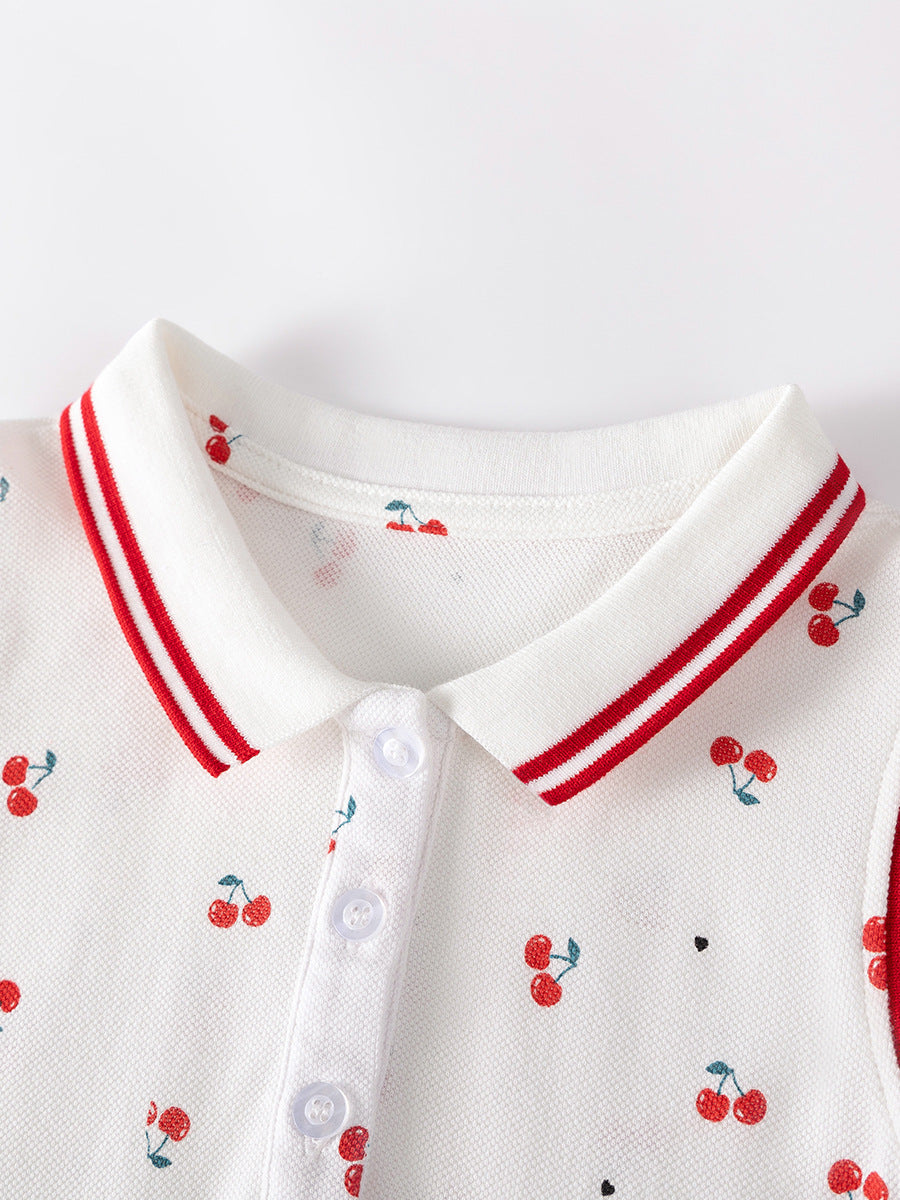 Summer Sleeveless Cute Sweet Skirt Shirt Children's Dress