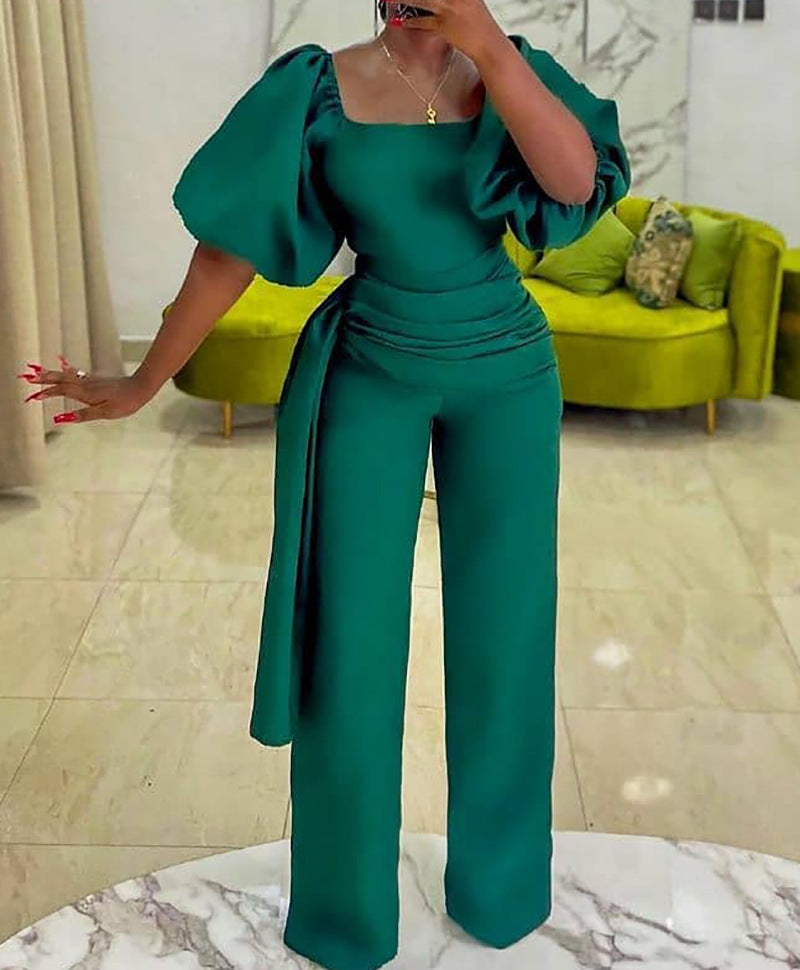 Women's Summer High Waist Temperament African Casual Pants