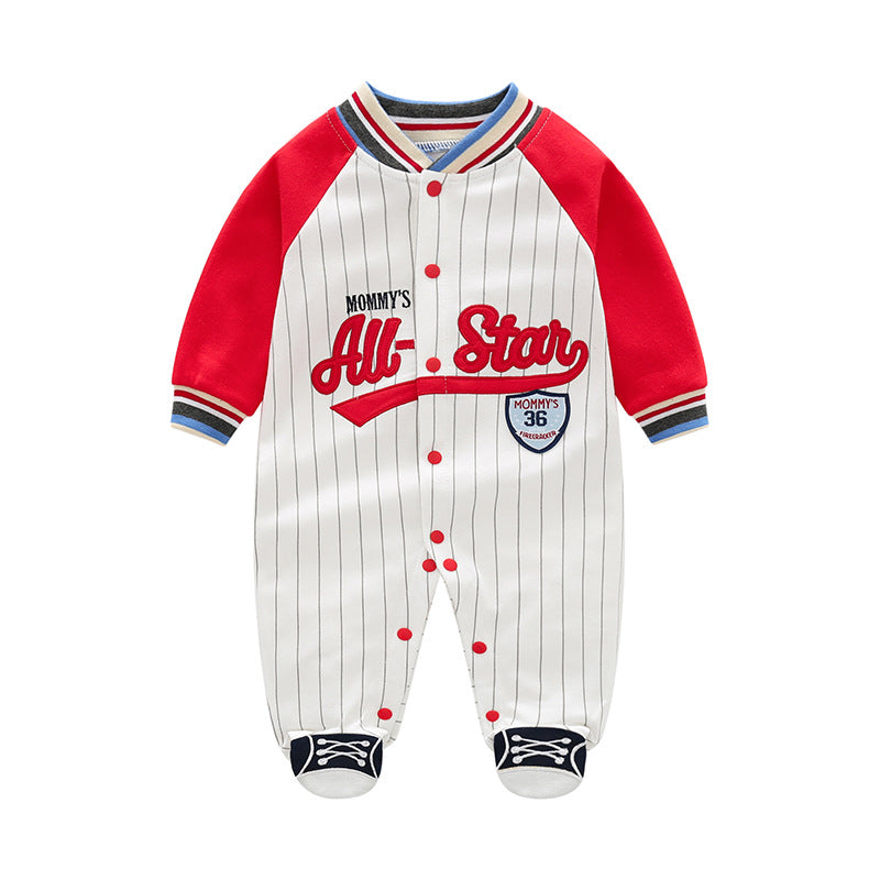 Long Sleeves Born Clothes Year-old Pajamas Jumpsuit, Climbing Suit