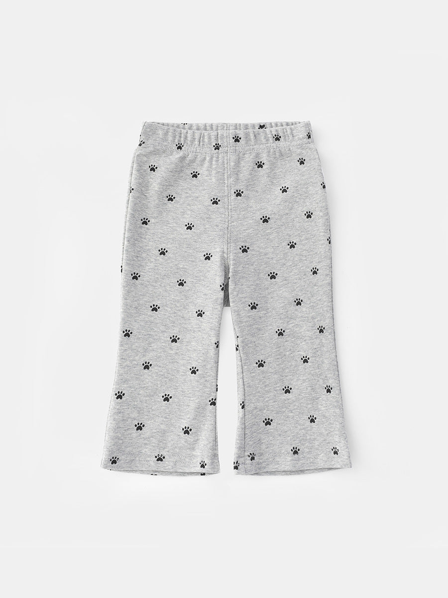 Children's Thin Summer Casual Leggings Bell-bottom Cropped Children's Pants