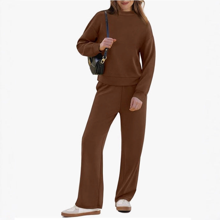 Women's Autumn Sports Leisure Pullover Long Sleeve Two-piece Fashion Casual Suit
