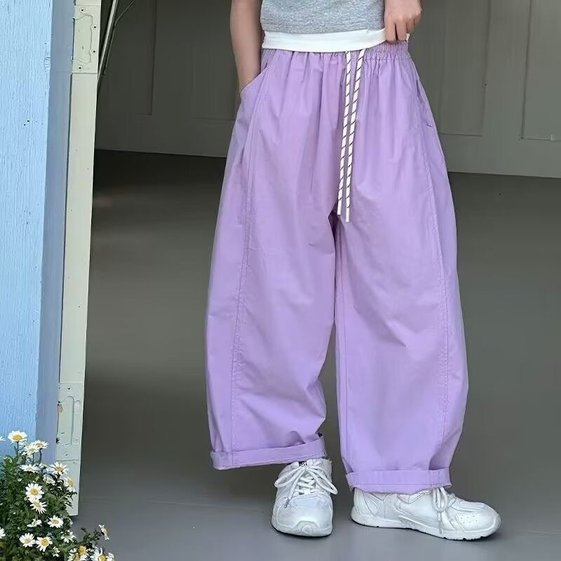 Harem Thin Western Style Loose Machete Straight Casual Children's Pants
