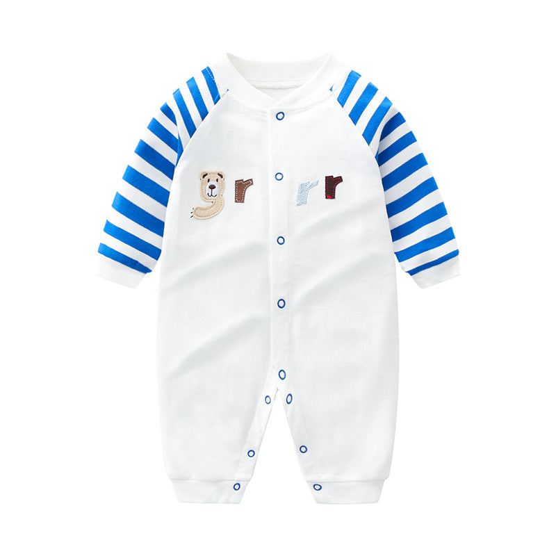 Autumn Pure Cotton Boy Jumpsuit Born Clothes Jumpsuit, Climbing Suit