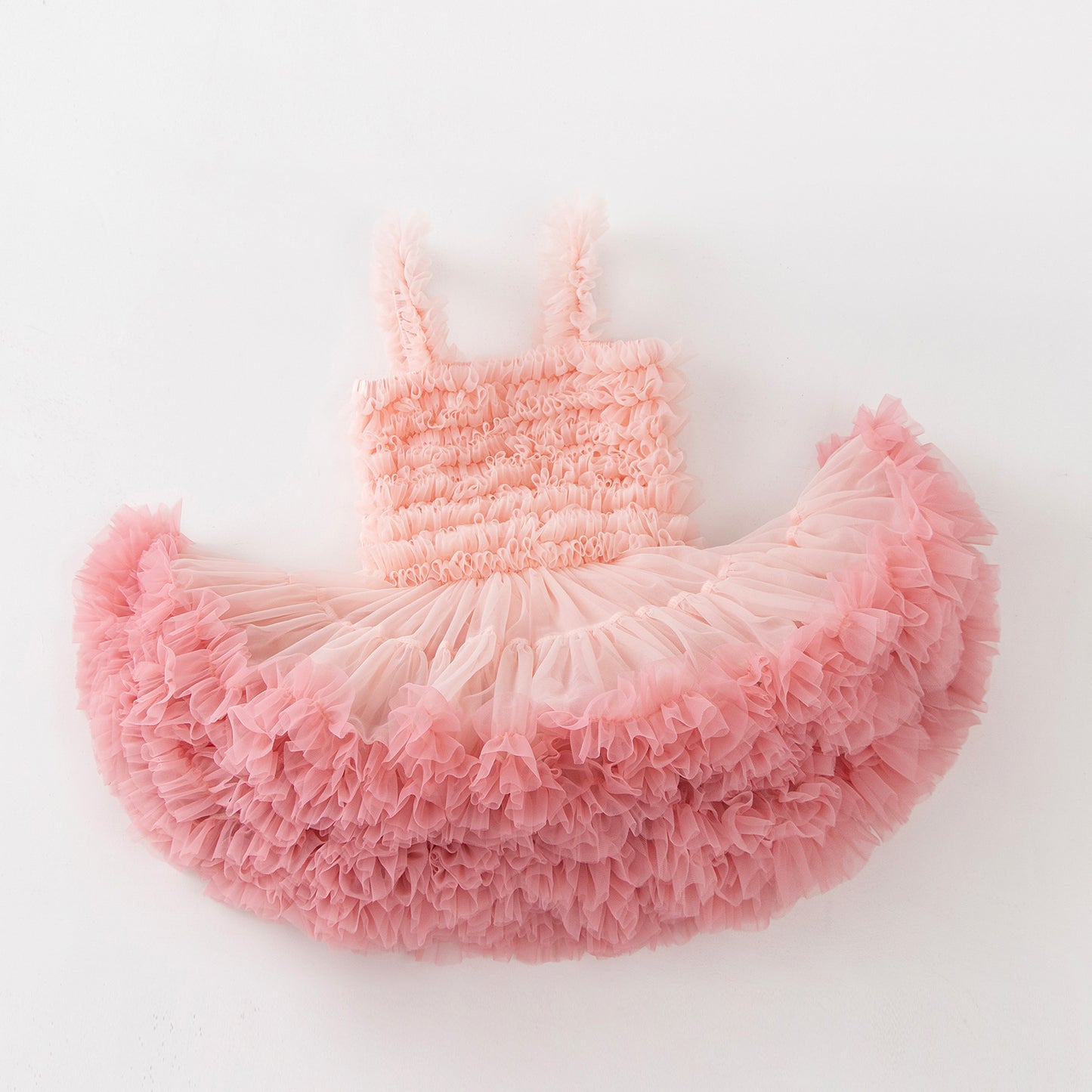 Children's Upgrade Super Fluffy Birthday Gifts One-piece Rainbow Children's Dress