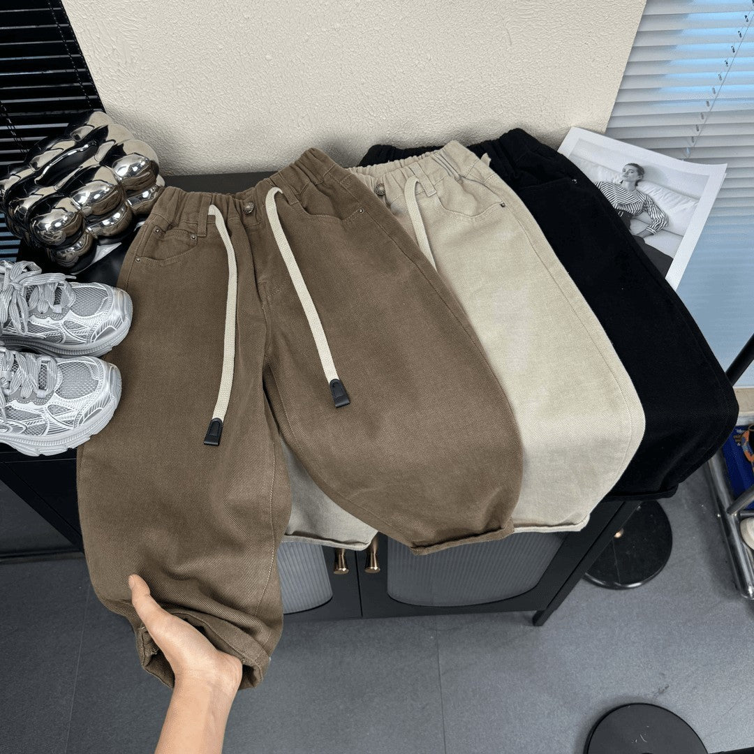 Children's Fashionable Trendy Loose Clothes Korean Style Children's Pants