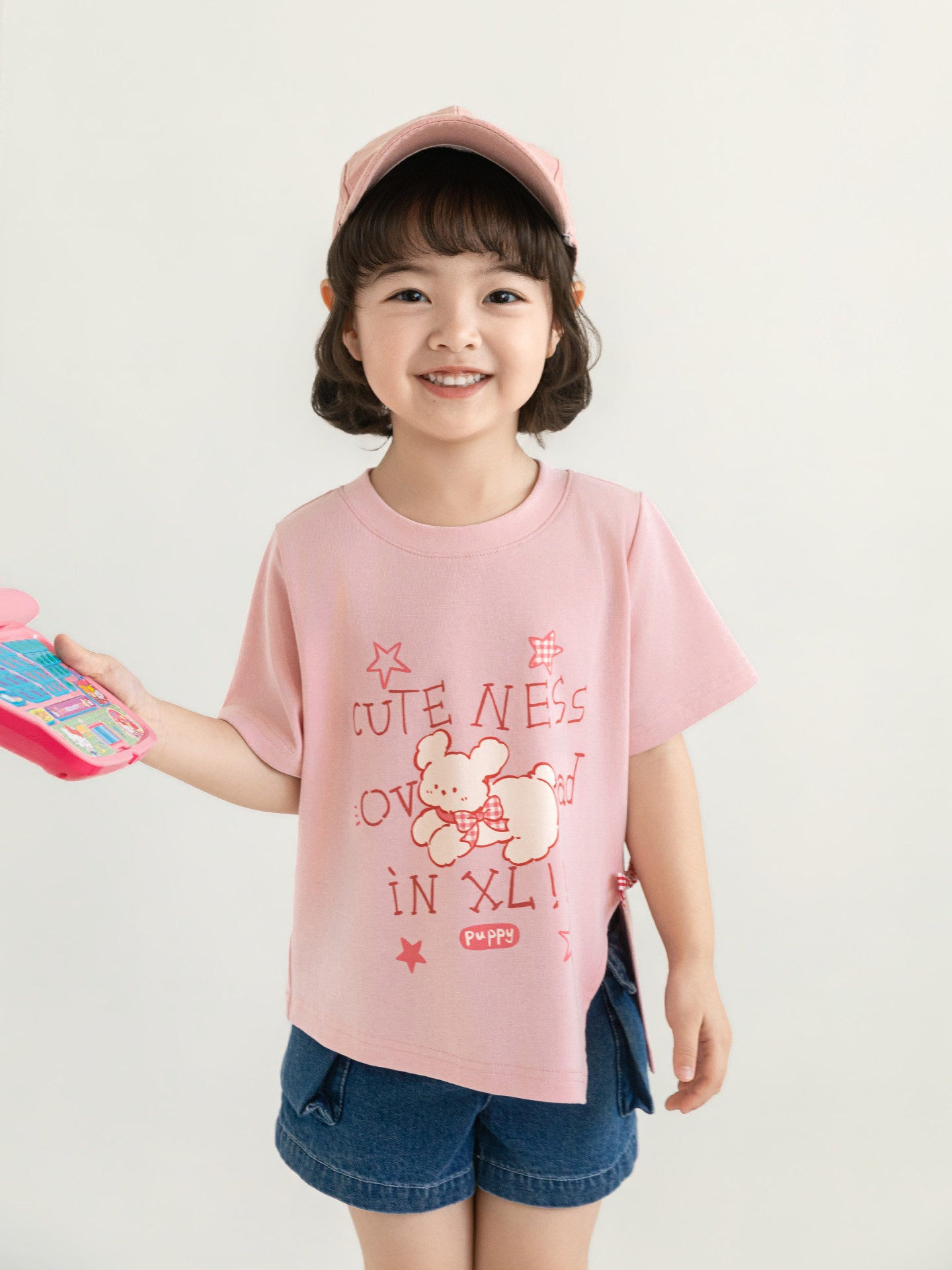 Children's Short-sleeved Summer Cartoon Fit Top Loose Children's T-shirt