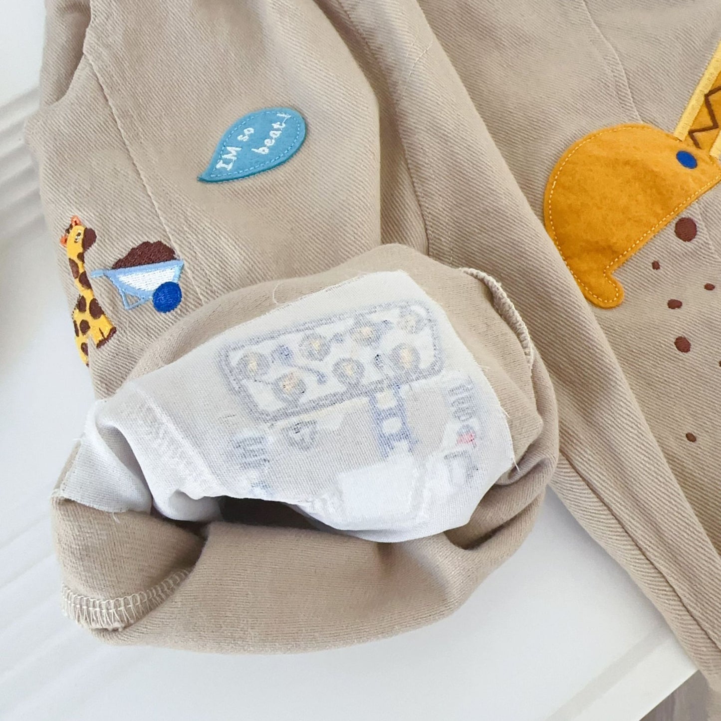 Creative Trendy Autumn Woven Embroidered Trousers Children's Pants