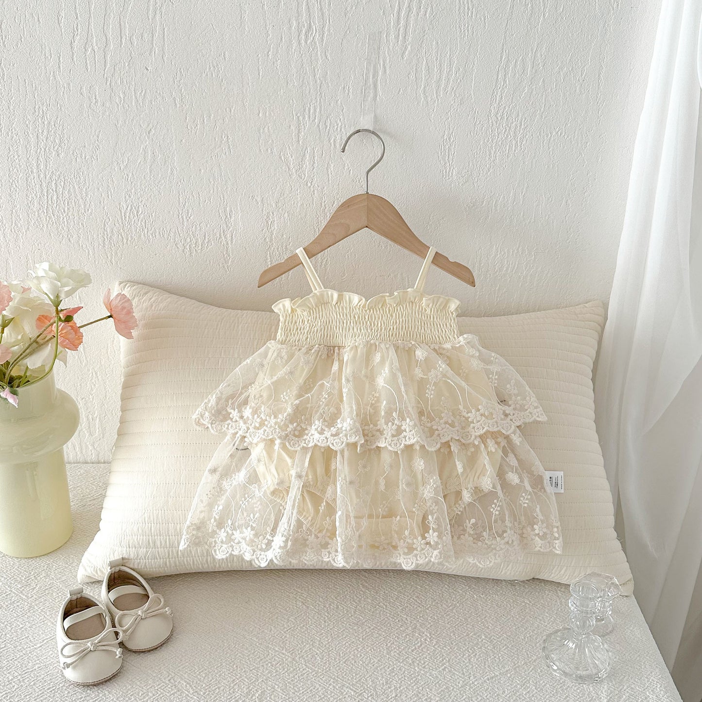Infant Rompers One Year Old Celebration Dress Princess Temperament Jumpsuit, Climbing Suit