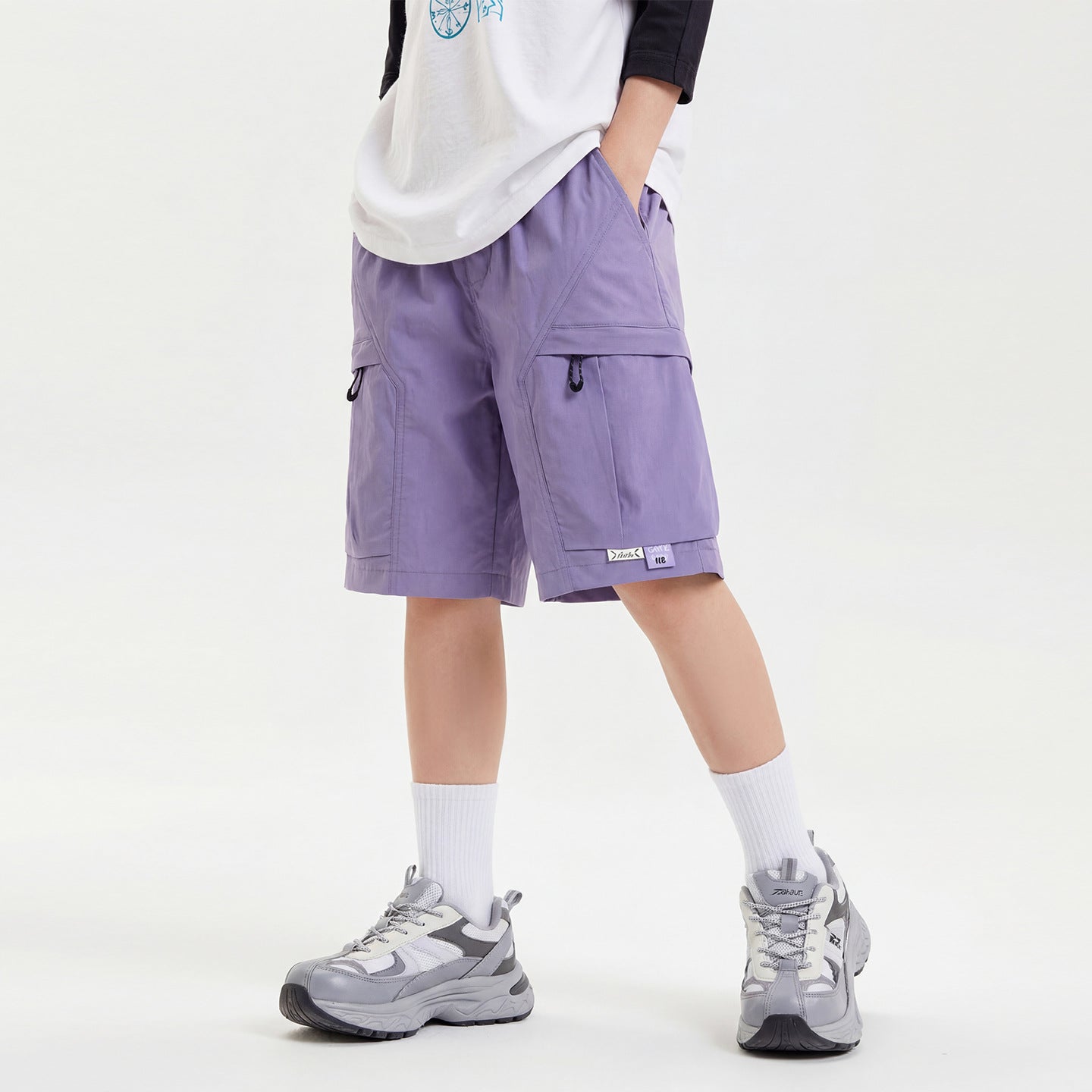 Children's Feeling Knee Length Boys Medium Big Loose Casual Thin Children's Pants