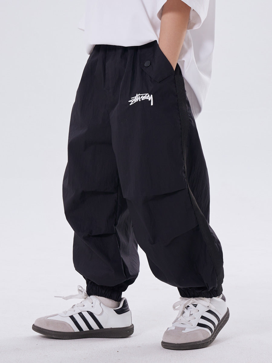 Children's Anti Mosquito Medium Large Casual Trousers Loose Thin Ankle Banded Children's Pants
