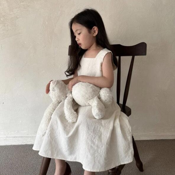 Children's Summer Mori Suspenders Vest Skirt Two-piece Children's Suit