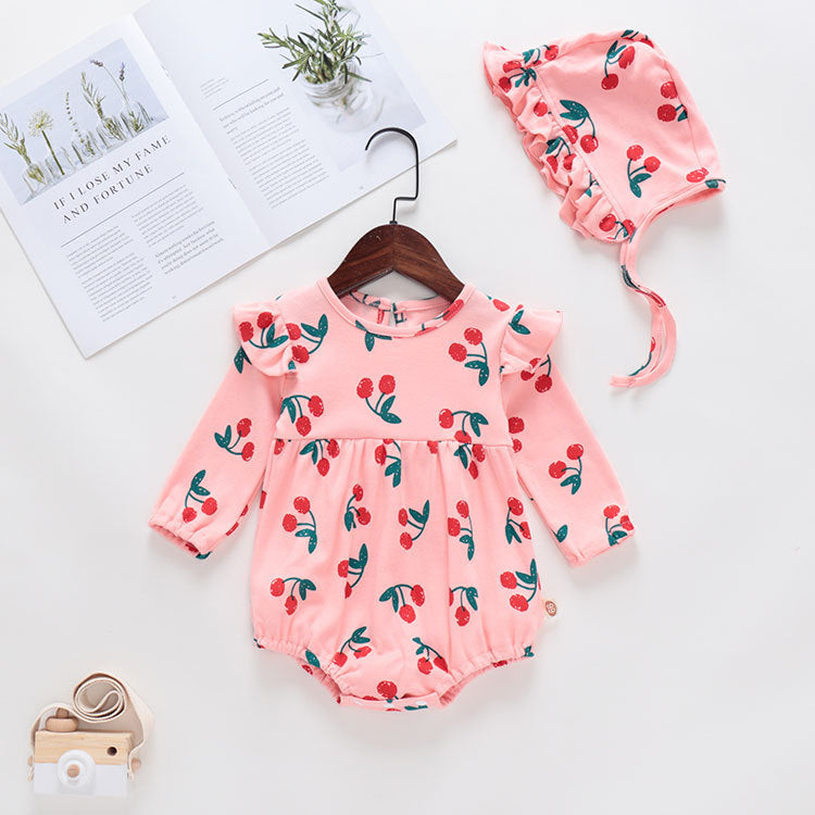 One-piece Rompers Jumpsuit Full Moon Cotton Jumpsuit, Climbing Suit
