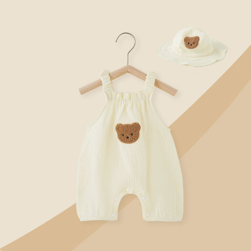 Jumpsuit Summer Thin Tank Tops Vest Garments Cotton Jumpsuit, Climbing Suit