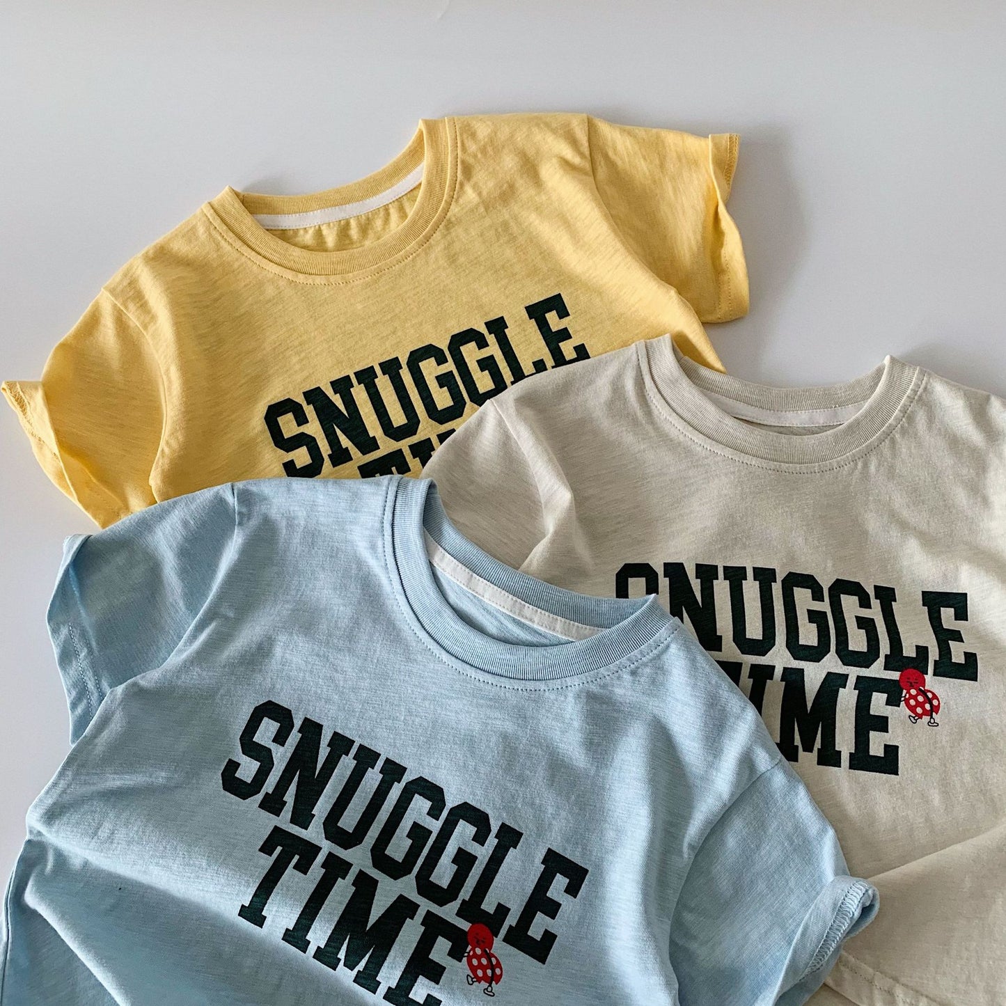 Children's Short-sleeved Summer Boys Letter Pullover Class Children's T-shirt