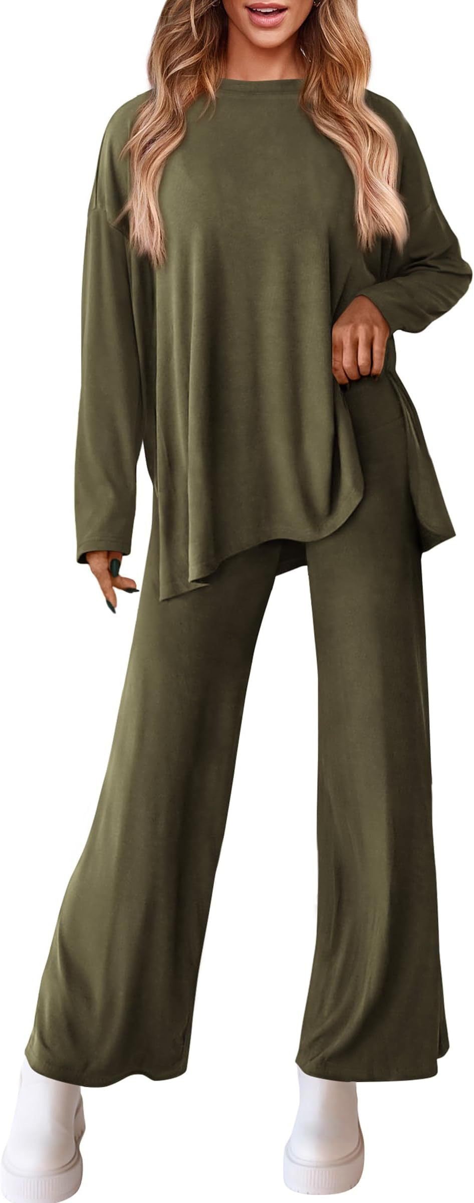 Women's Fresh Sweet Knitted Solid Color For Fashion Casual Suit
